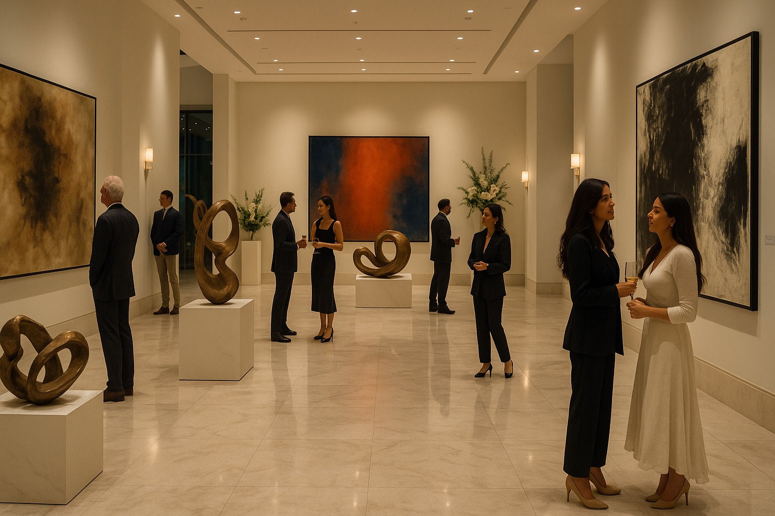 Private Art Gallery Opening